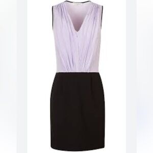 Elegant Black and Lavender Dress